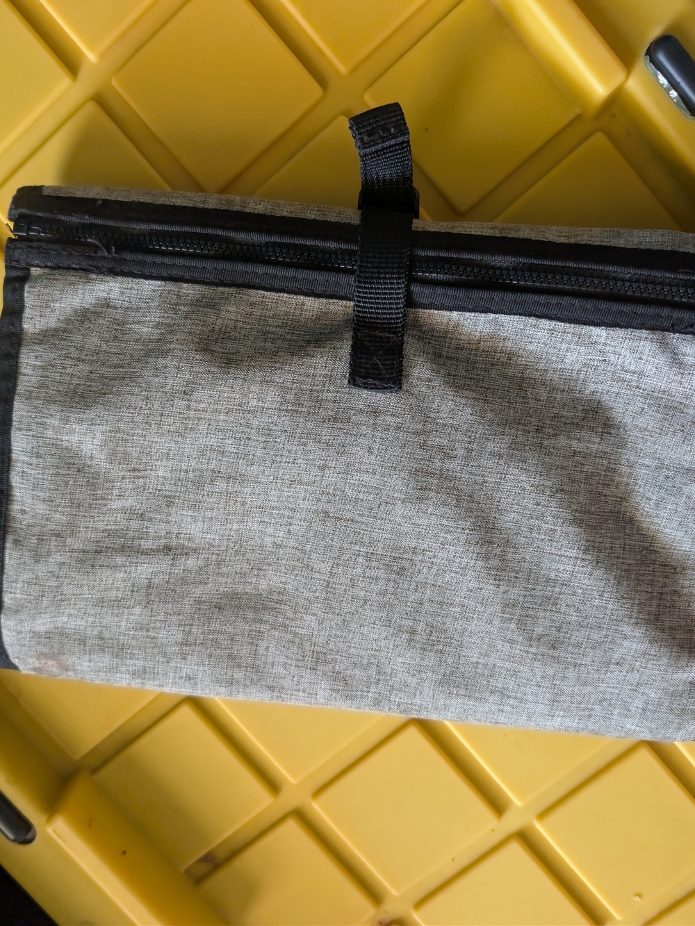 Gray Portable Diaper Changing Mat - Picture 2 of 5